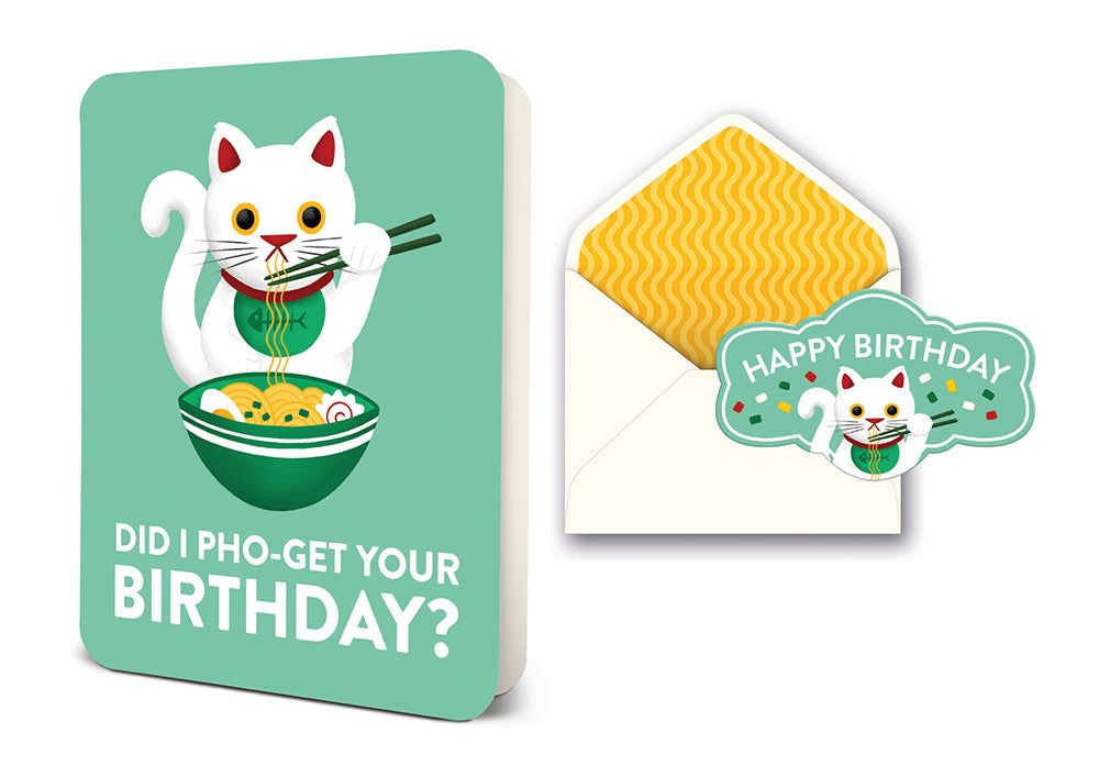 Pho-Get Your Birthday? Deluxe Greeting Card