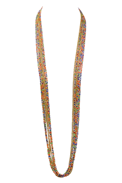 Anjuma Necklace | Multi Colour