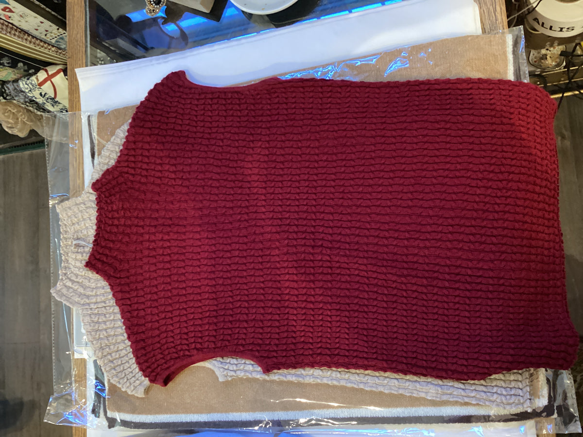 Textured Sleeveless Top