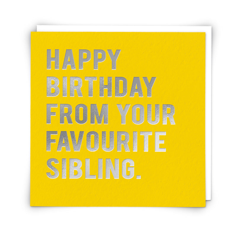 Bday Sibling Card
