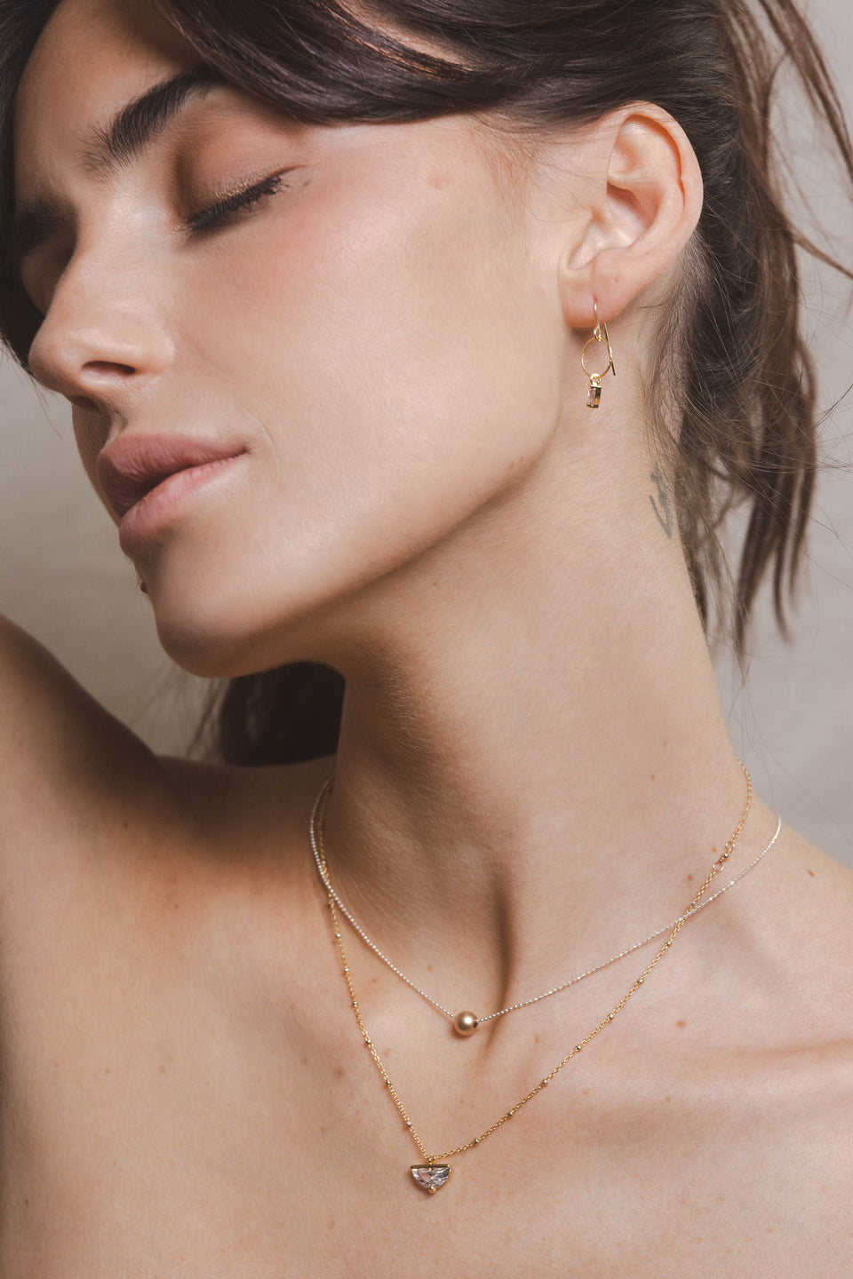 Ariel Necklace Gold Filled and Sterling