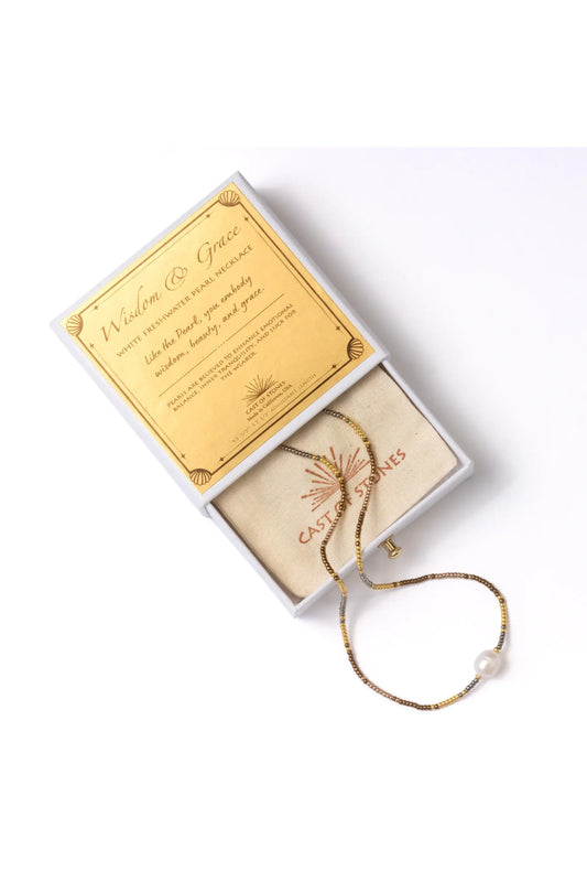 Wisdom & Grace Necklace | Freshwater Pearl