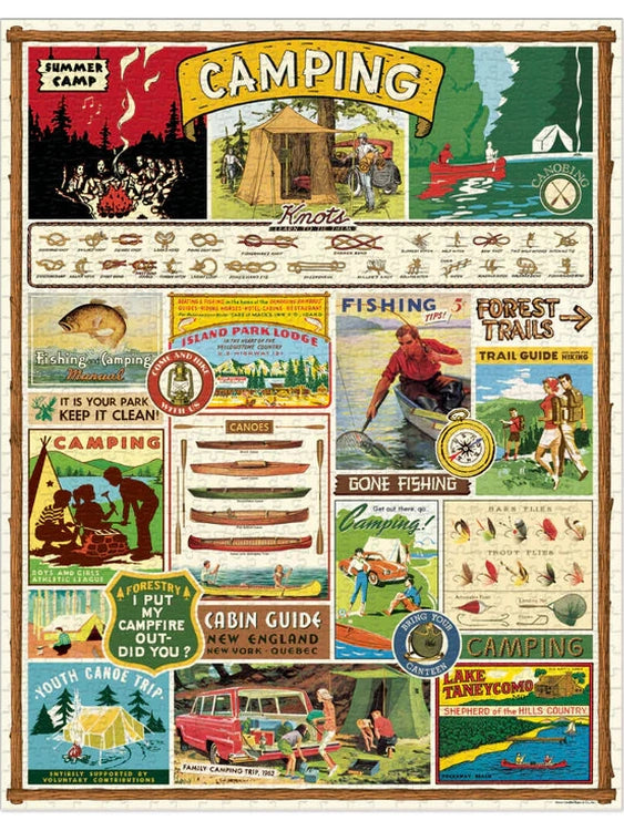 Camping 1000 Piece Puzzle