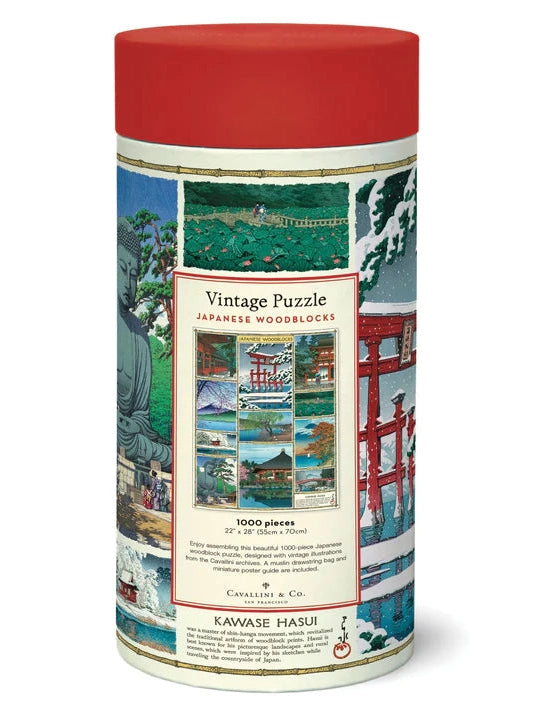 Japanese Woodblocks 1000 Piece Puzzle