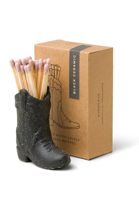 Cowboy Boots Match Holder | Black