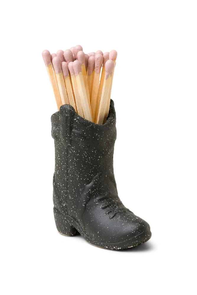 Cowboy Boots Match Holder | Black