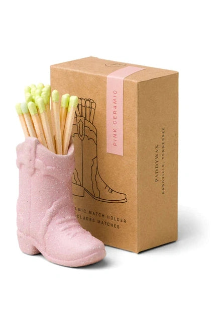 Cowboy Boot Match Holder - Pink