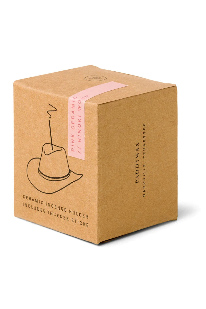 Cowboy Hat Incense Holder - Pink
