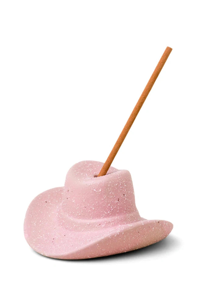 Cowboy Hat Incense Holder - Pink