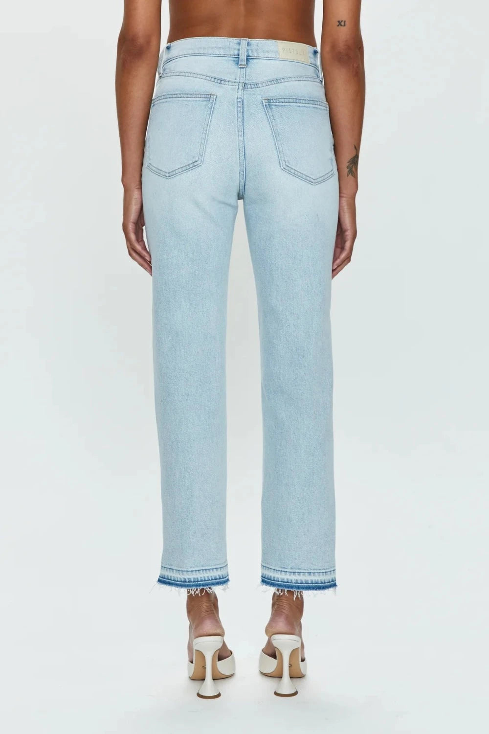 CHARLIE High Rise Cropped Straight Leg Jeans | Voyager Vintage