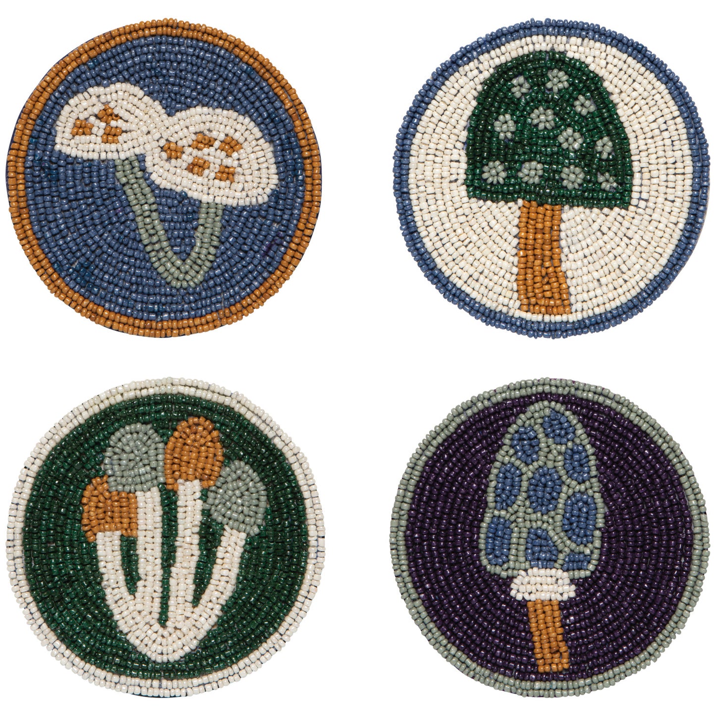 Wildgrove Beaded Coasters Individual
