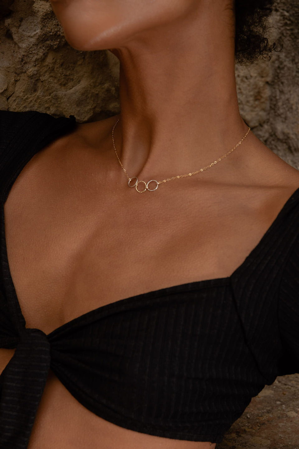 Sage Necklace Gold and Silver