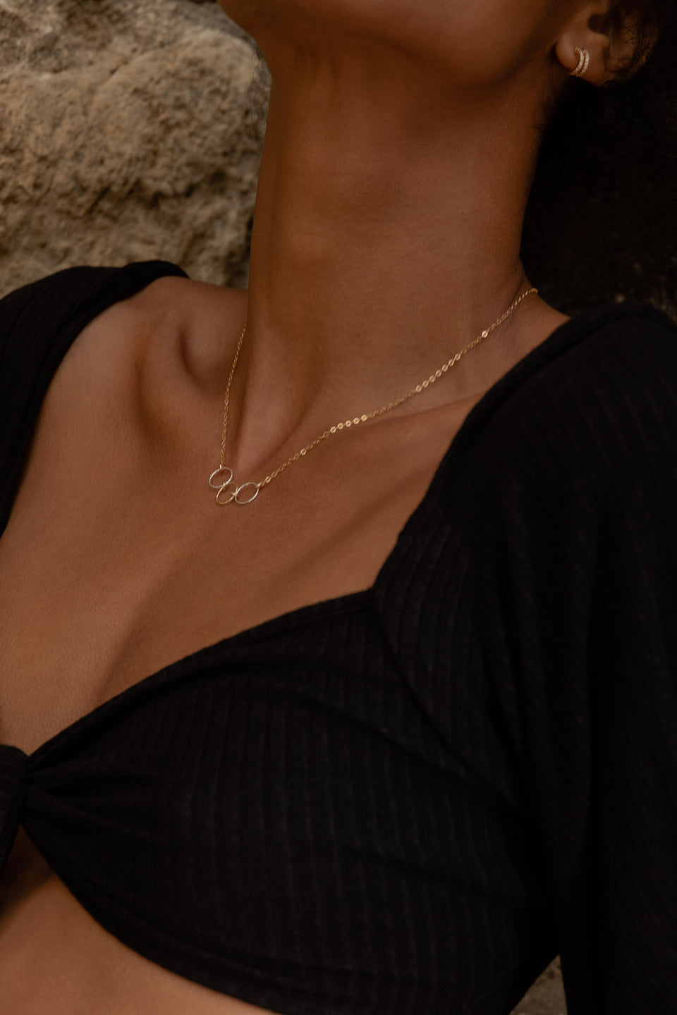 Sage Necklace Gold and Silver