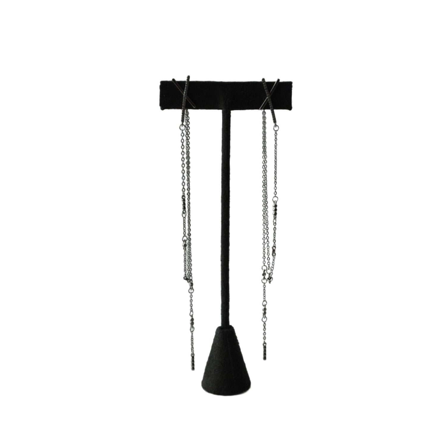 Loop Drop Chain X Earring