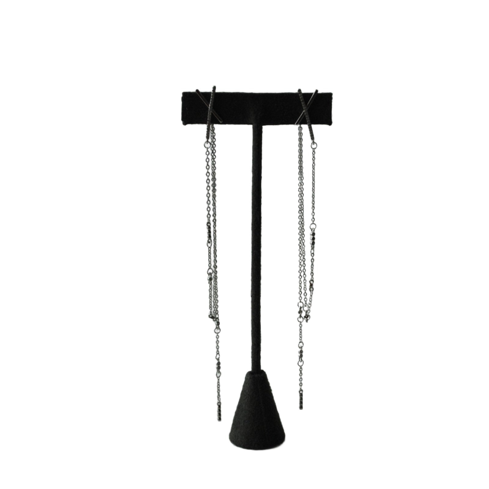 Loop Drop Chain X Earring