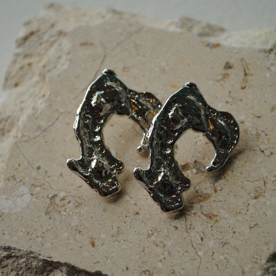 TEXTURE IRREGULAR EARING