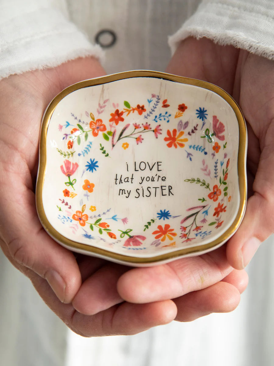 Antiqued Trinket Bowl | Sister
