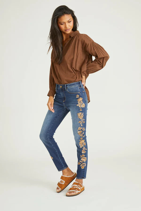 Jackie Skinny Jeans | Taupe Veranda