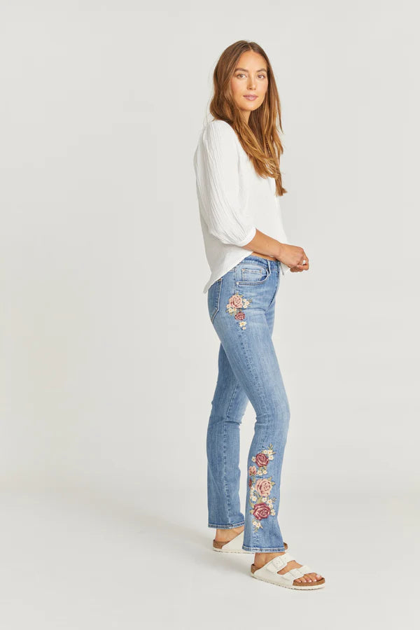 Kelly Boot Cut Jeans | Rosé