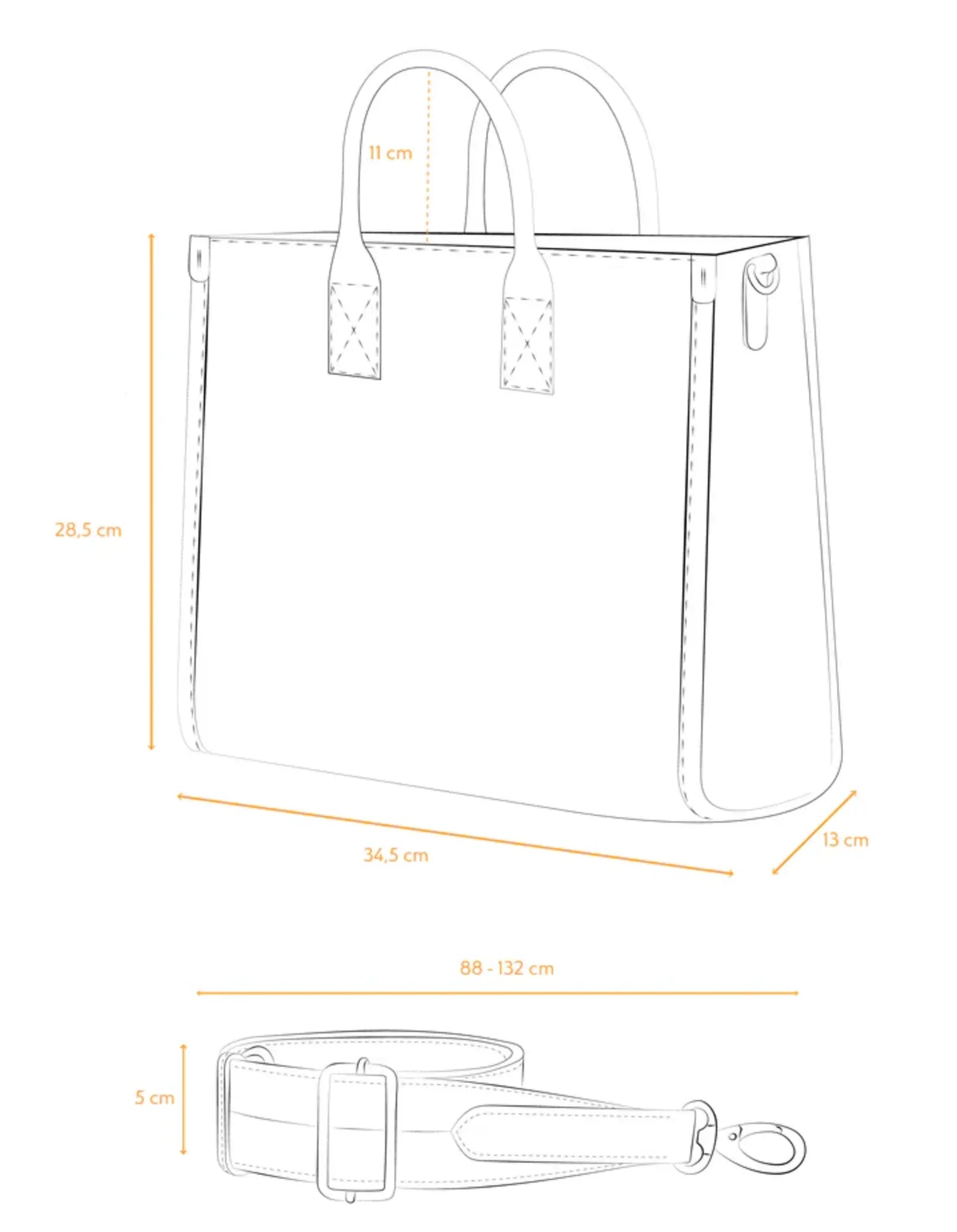 Jackie | Cognac Classic Leather