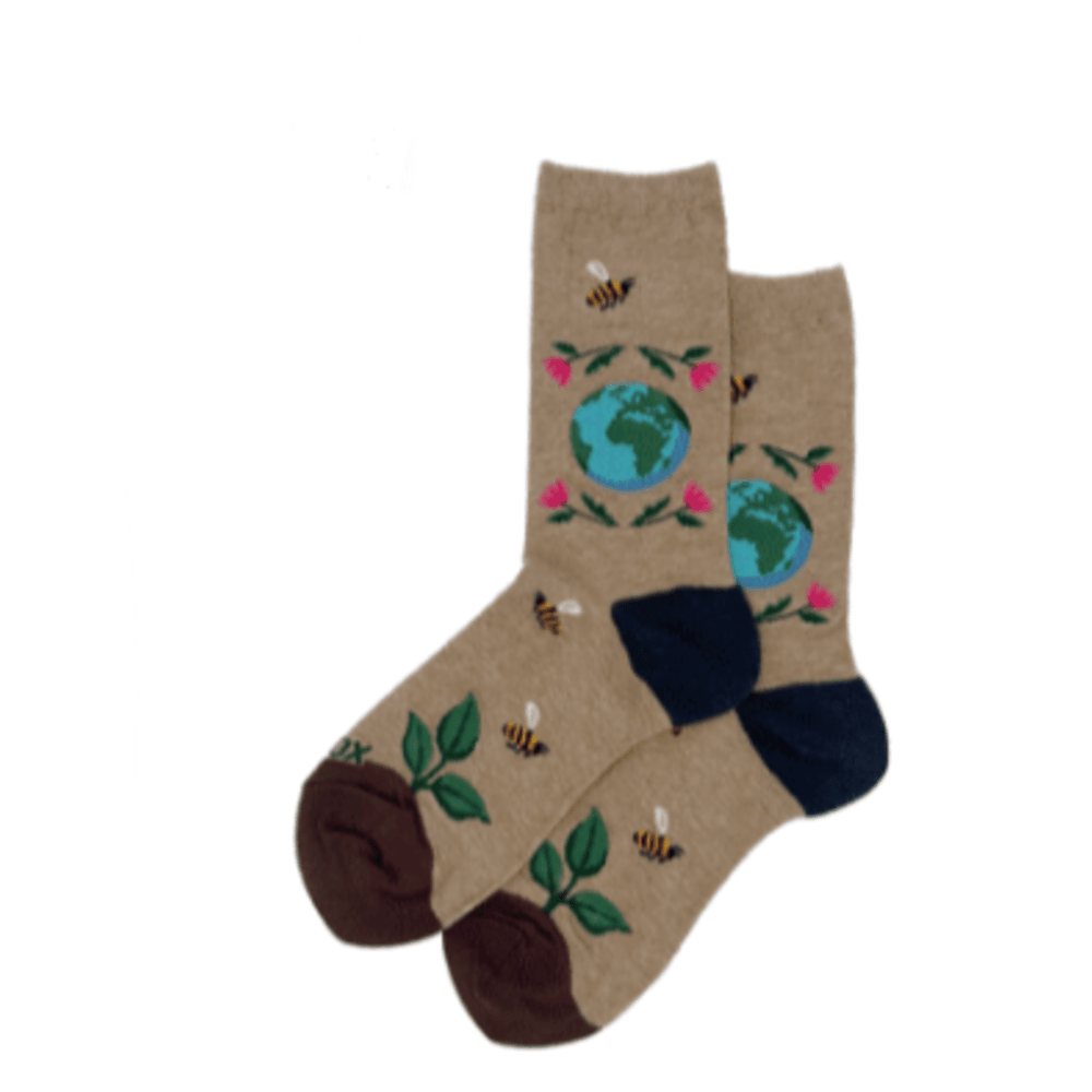 HOTSOX Women's Earth Day Crew Socks
