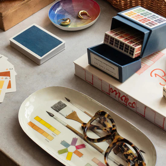 The Art of Colouring | Oval Enamel Tray