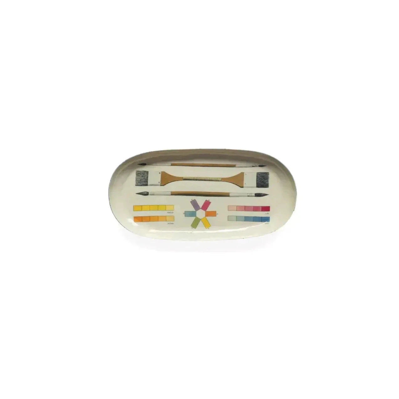 The Art of Colouring | Oval Enamel Tray
