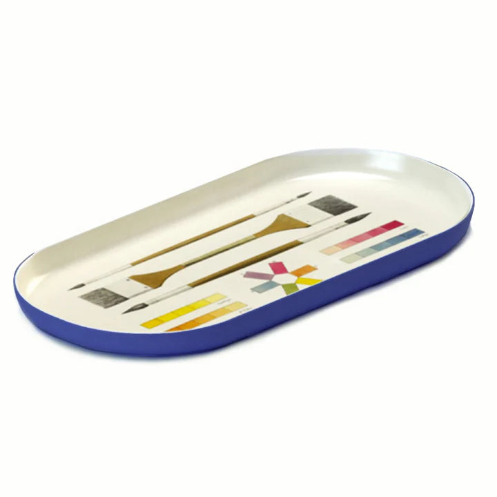 The Art of Colouring | Oval Enamel Tray