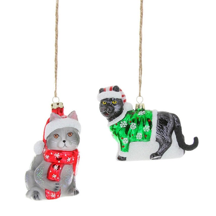 Festive Kitties Ornament