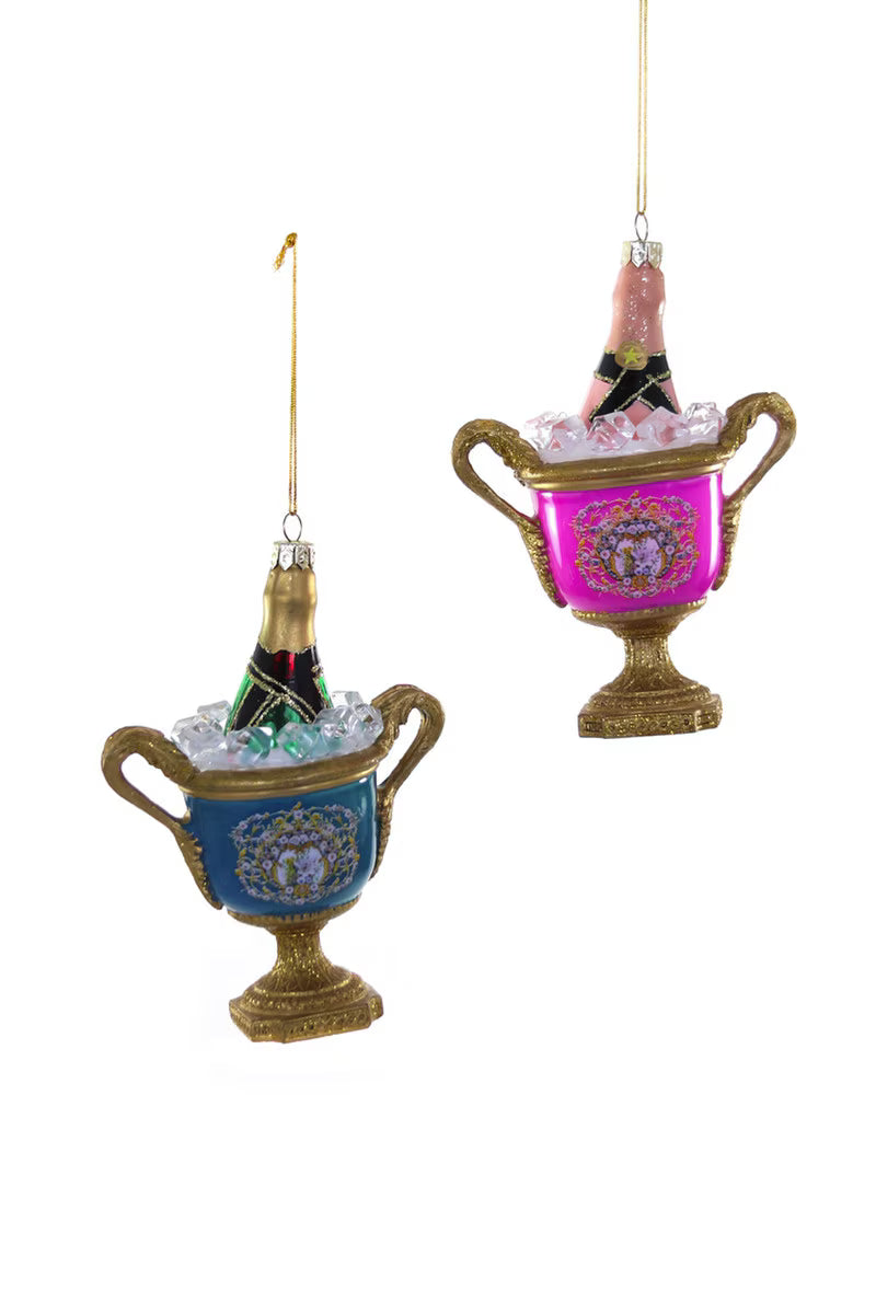 French Wine Bucket Ornament