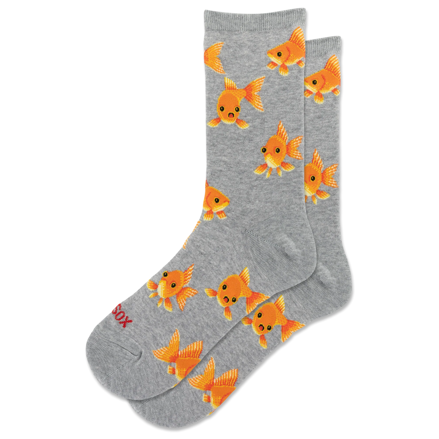 HOTSOX Women's Goldfish Crew Socks