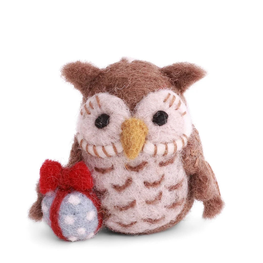 Owl with Gift