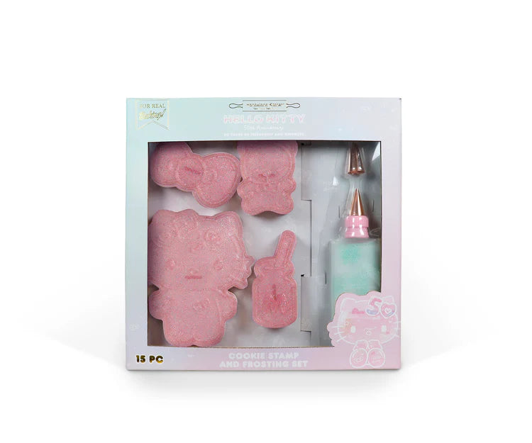Hello Kitty 50th Anniversary Cookie Stamp and Frosting Set