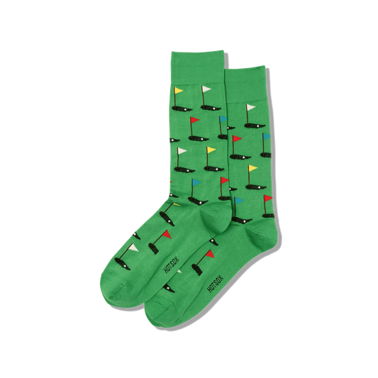 HOTSOX Men's Golf Crew Socks