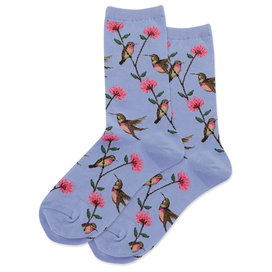 HOTSOX Women's Hummingbird Crew Socks