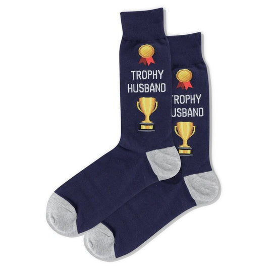HOTSOX Men's Trophy Husband Crew Sock