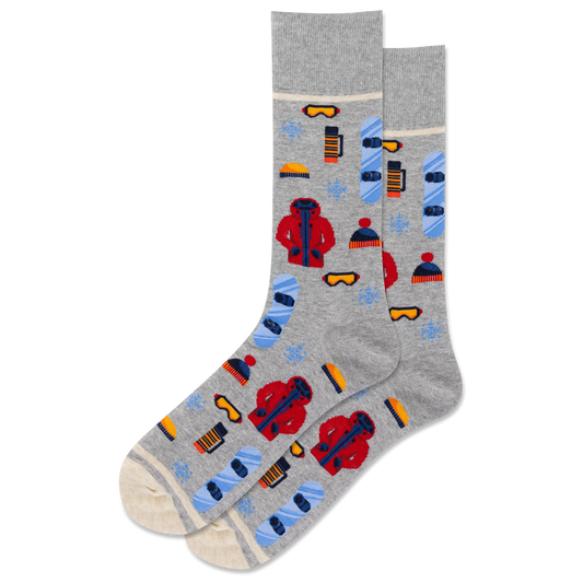 HOTSOX Men's Snowboarder Crew Socks