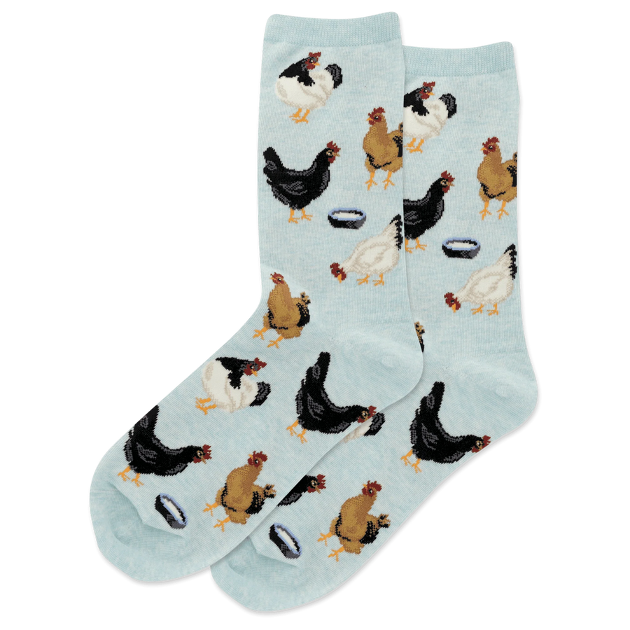 HOTSOX Women's Chicken Crew Socks