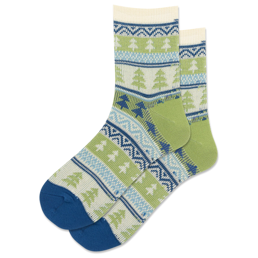 HOTSOX Women's Tree Jacquard Anklet Sock