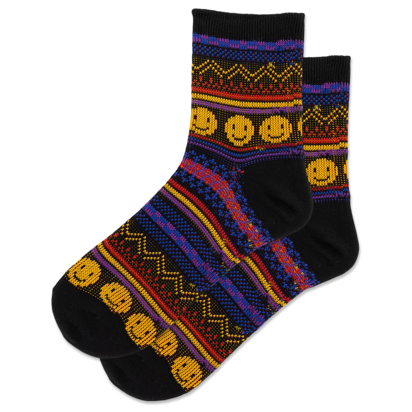 HOTSOX Women's Smiley Jacquard Anklet Sock
