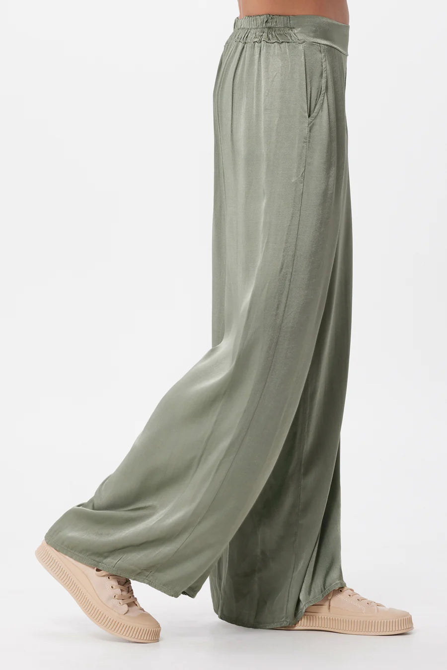Halo Satin Palazzo Pants