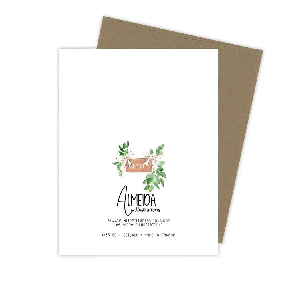 Happily Ever After Mr + Mrs Newlywed Greeting Card | Kraft