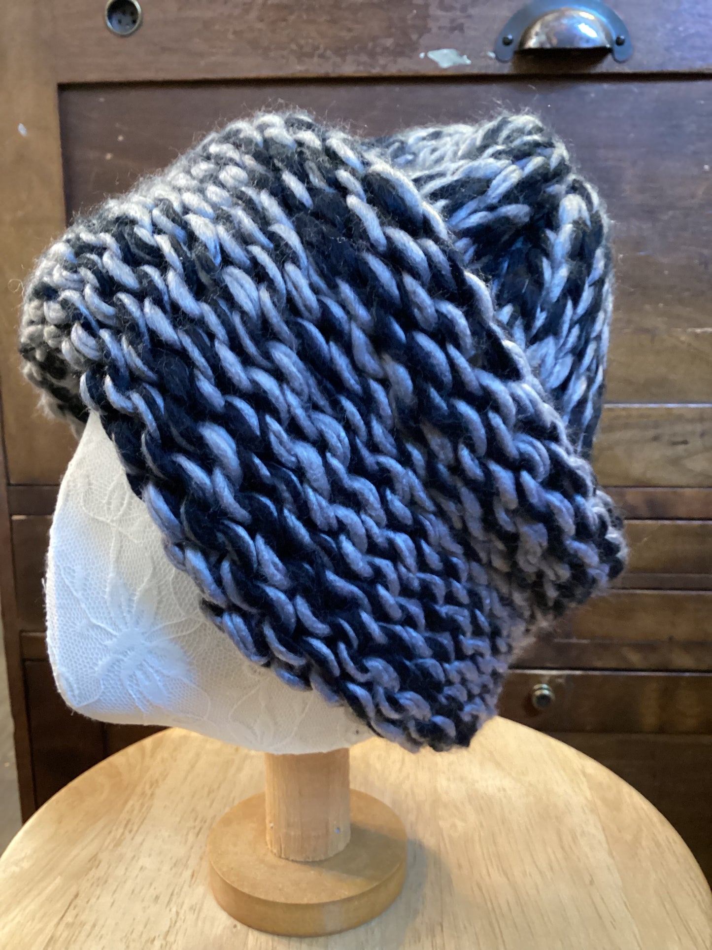 Chunky Beanie Oversized Hat / Cowl