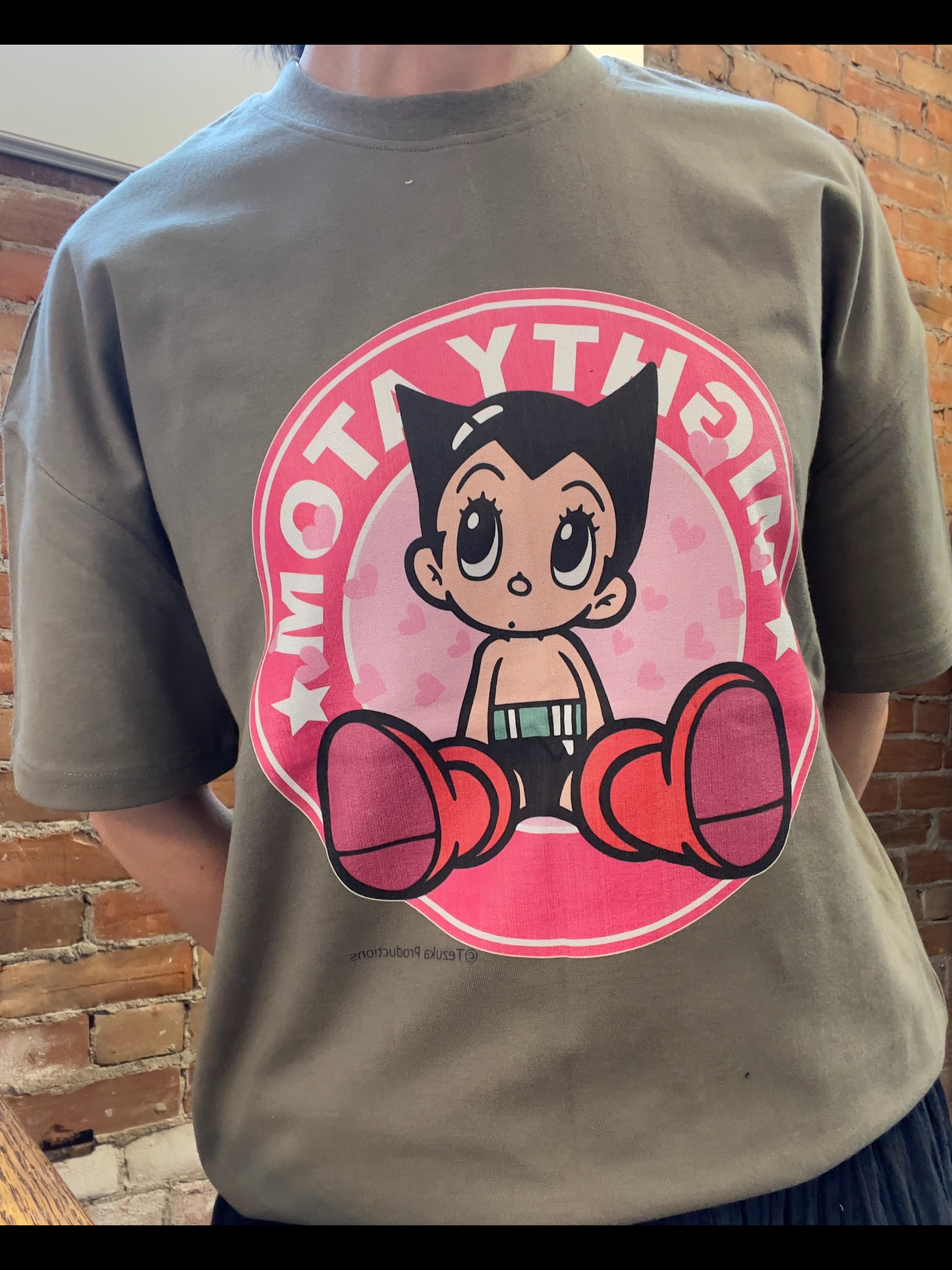 Sitting Mighty Atom T-shirt