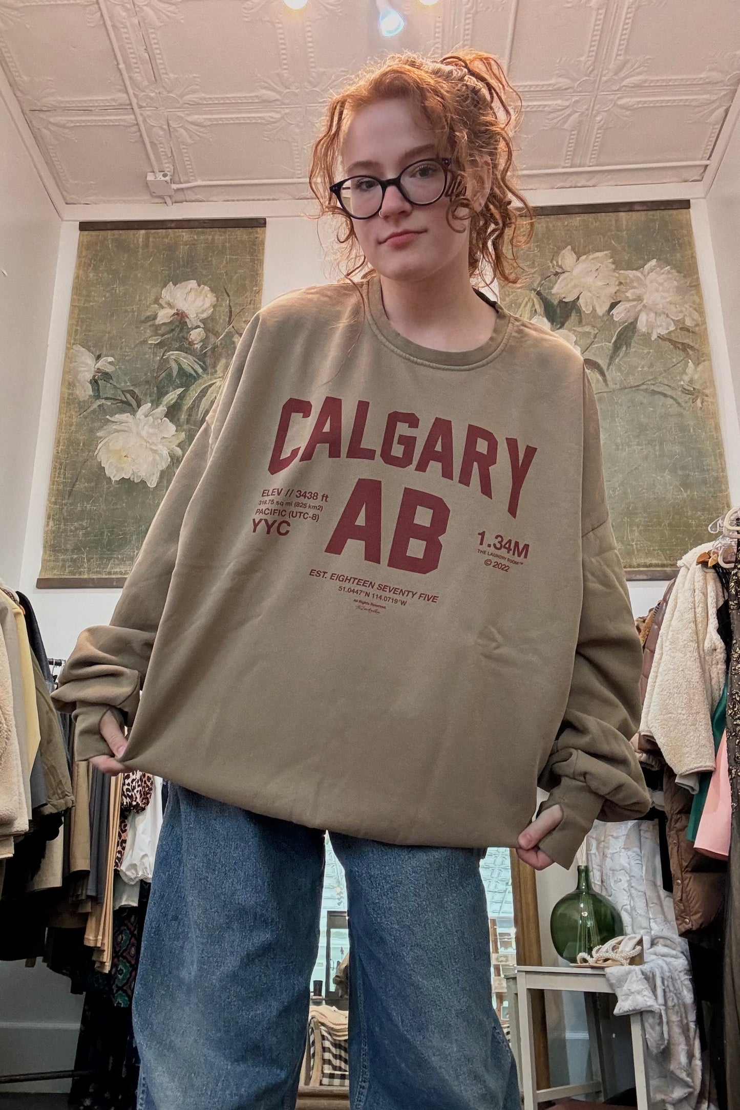 Calgary Sweatshirt | Gold Camel