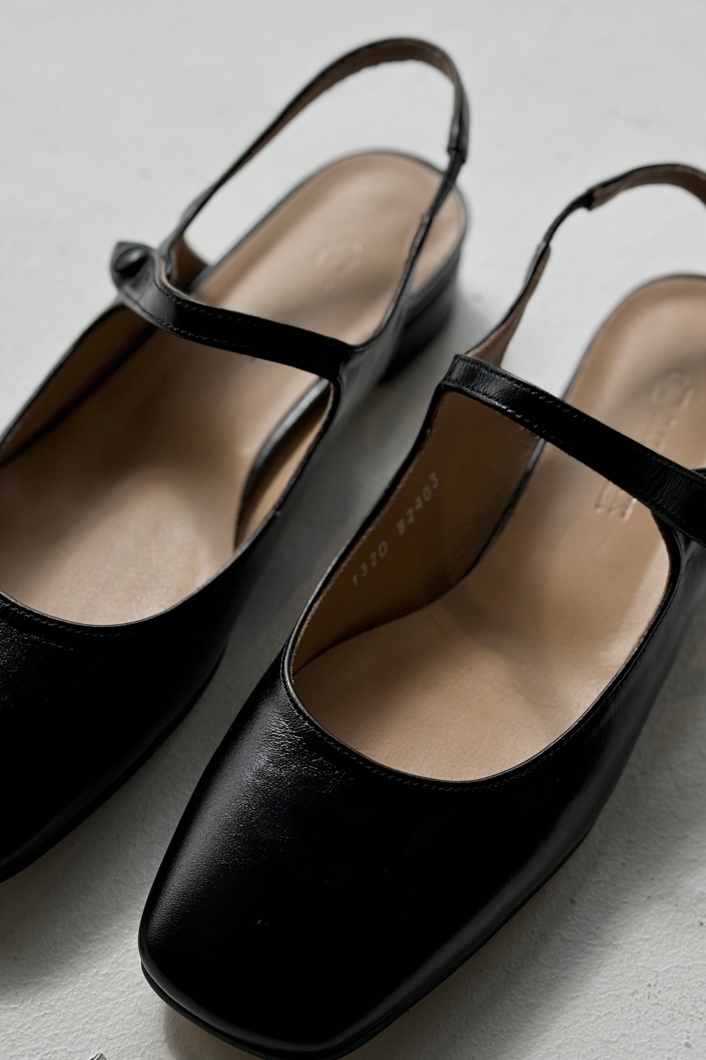 THE NATALIE Square Toe Ballet Kitten Heels