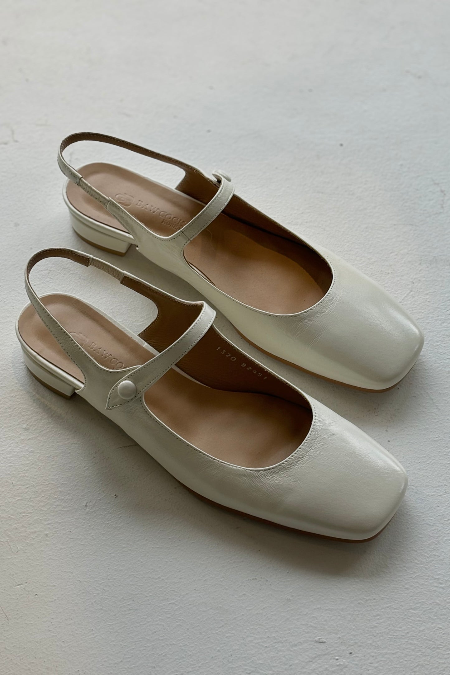 THE NATALIE Square Toe Ballet Kitten Heels