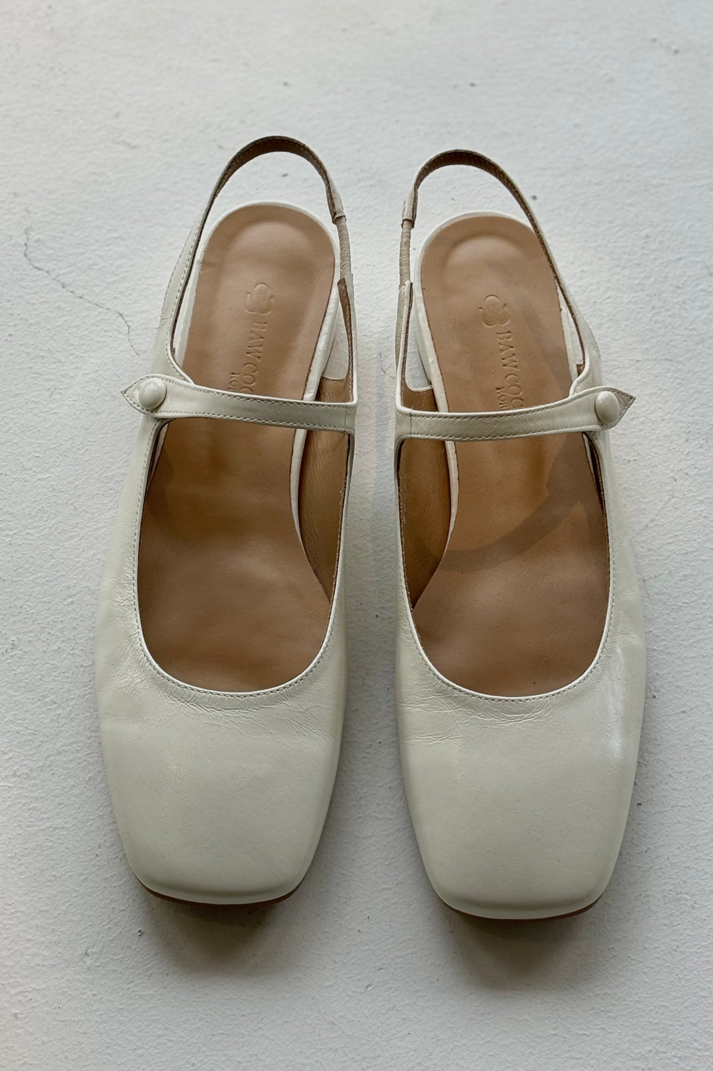 THE NATALIE Square Toe Ballet Kitten Heels