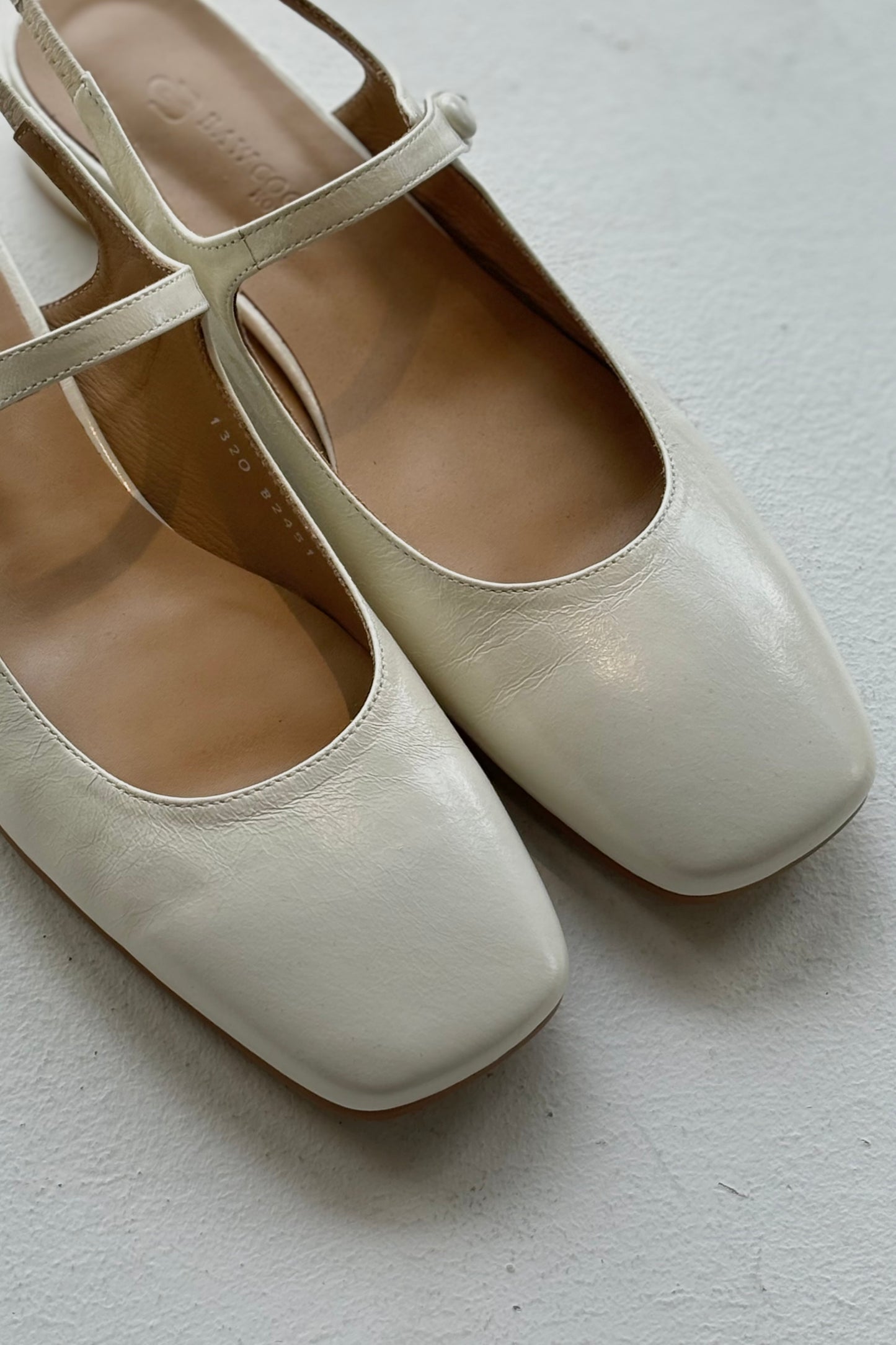 THE NATALIE Square Toe Ballet Kitten Heels