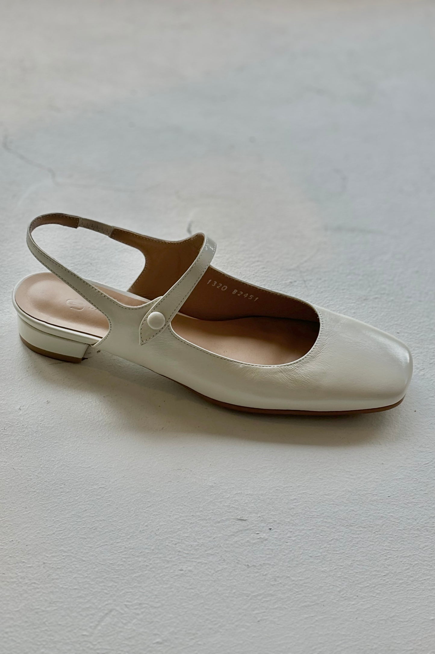 THE NATALIE Square Toe Ballet Kitten Heels